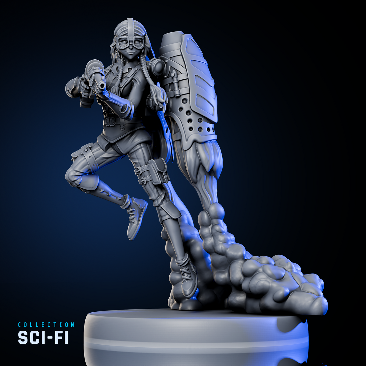 Jetpack Susi w/ Rifle