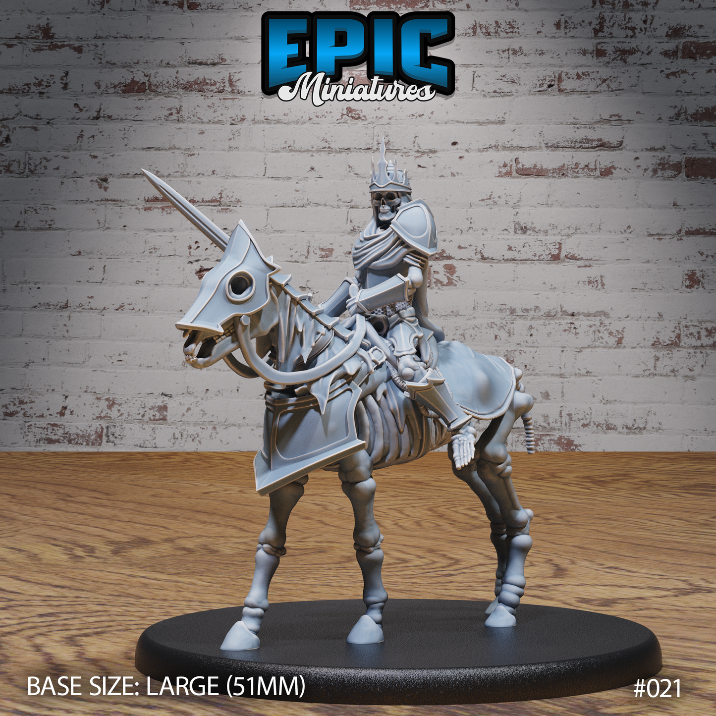 Skeleton Army Commander Calvary