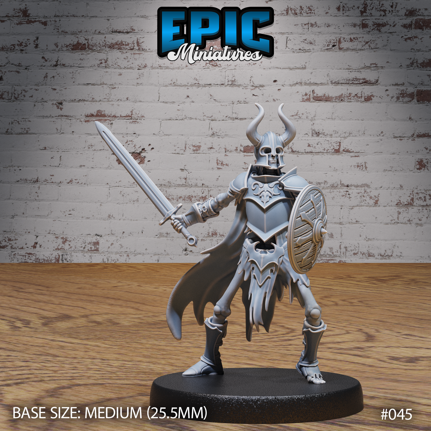 Skeleton Army Swordsman w/ Shield