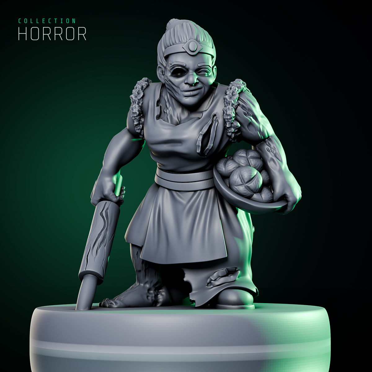 Zombie Villager Female Dwarf