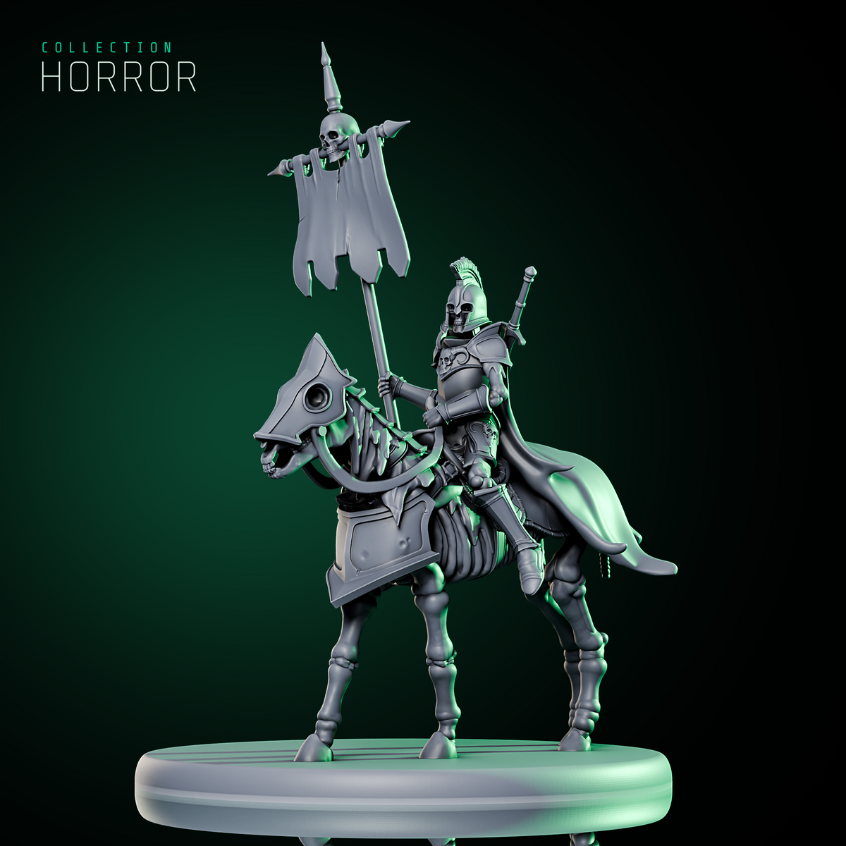Skeleton Army Bannerman Cavalry
