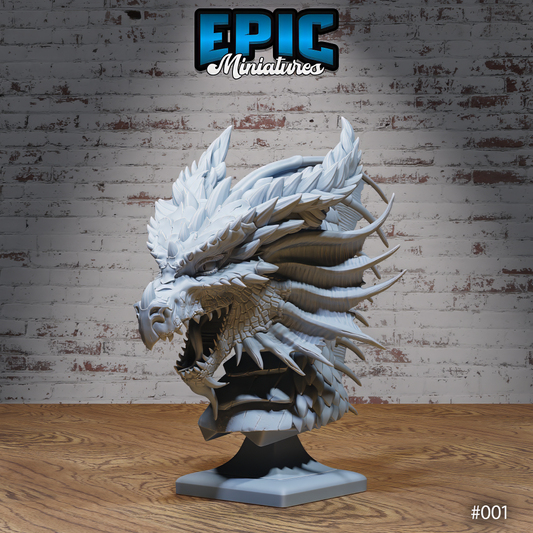 Red Dragon Bust