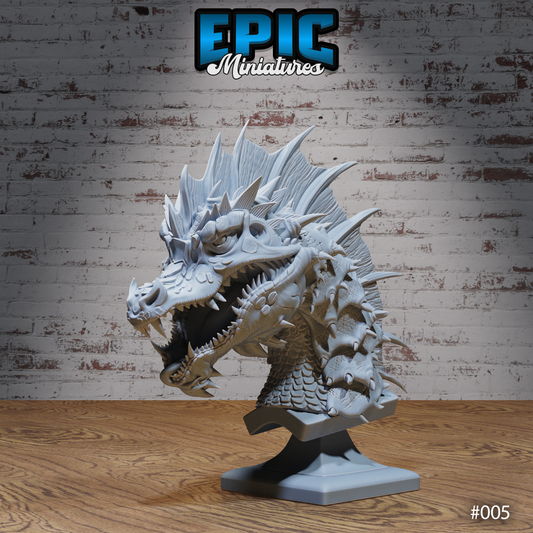 Green Dragon Bust