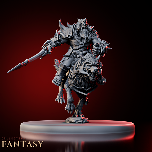 Wolf Rider Swordsman Orc