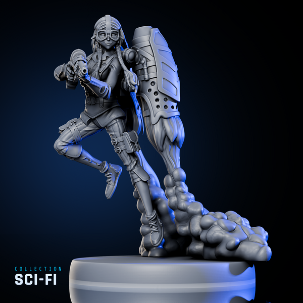 Jetpack Susi w/ Rifle