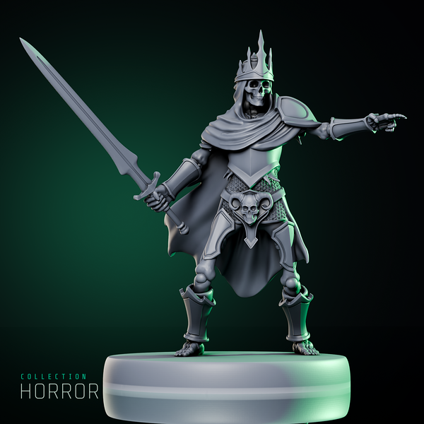 Skeleton Army Commander Swordsman