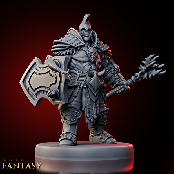 Orc w/ Mace & Shield