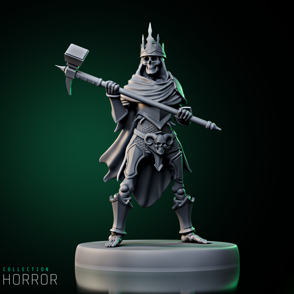 Skeleton Army Commander w/ Hammer