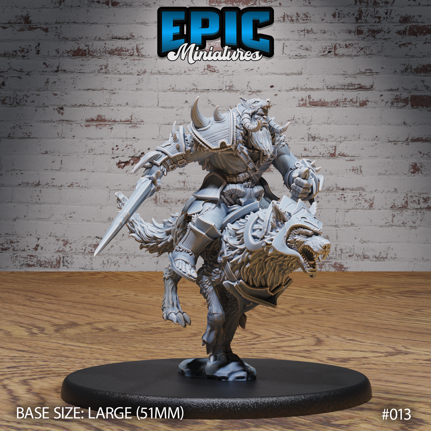 Wolf Rider Swordsman Orc