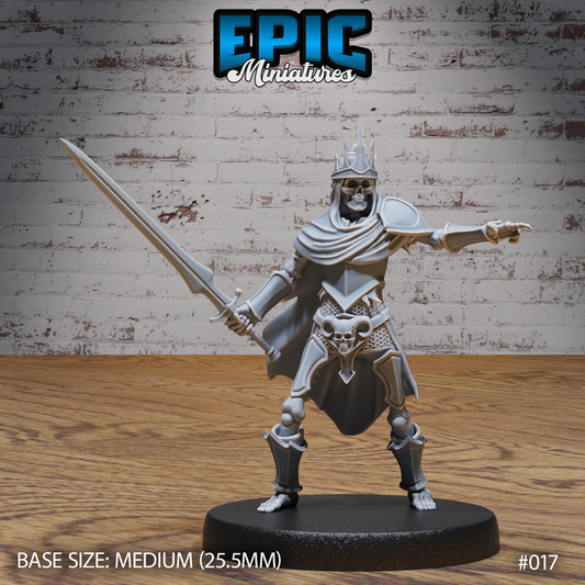 Skeleton Army Commander Swordsman