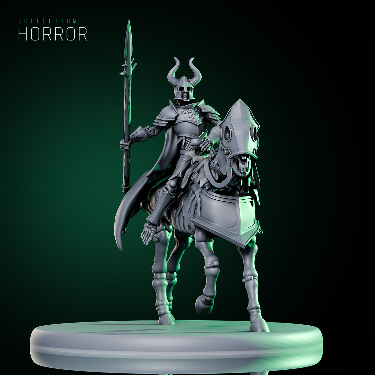 Skeleton Army Spearman Cavalry