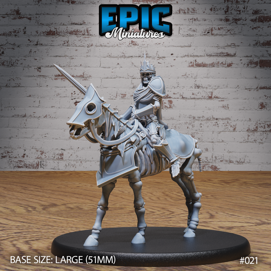 Skeleton Army Commander Calvary
