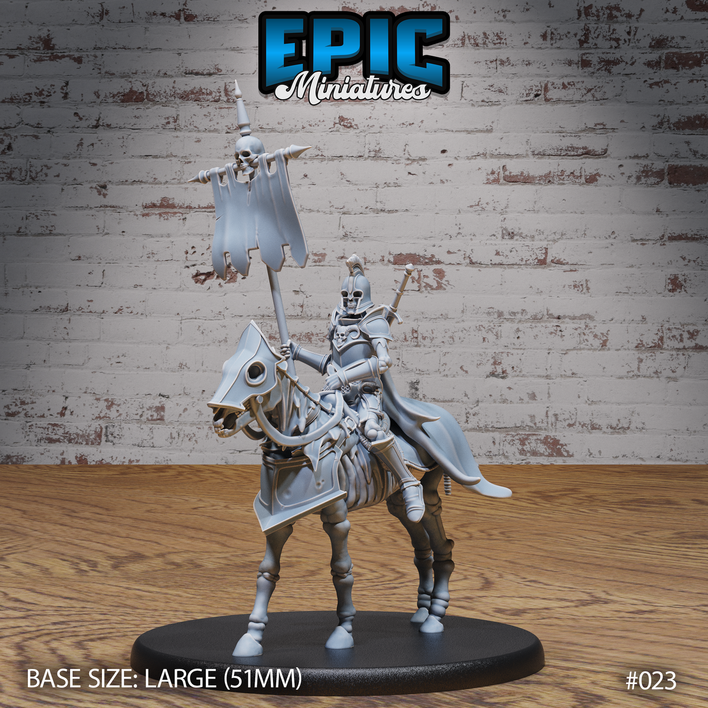 Skeleton Army Bannerman Cavalry