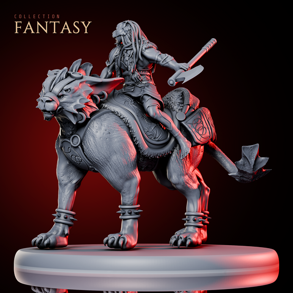 Hunter W/ Tiger Companion