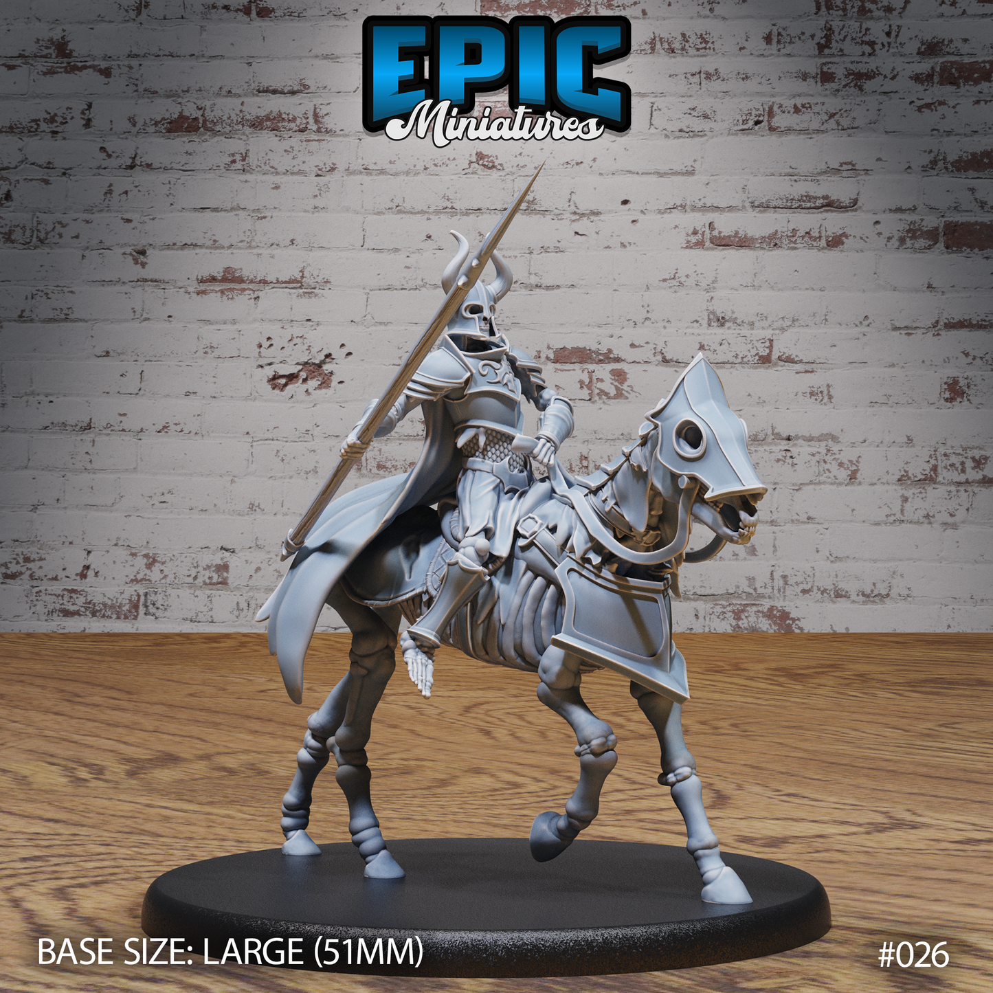 Skeleton Army Spearman Cavalry