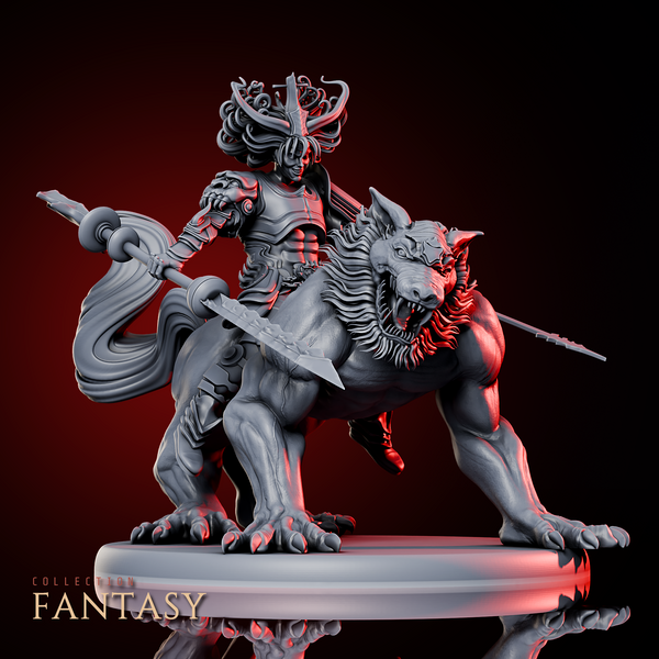 Dark Asura Prince on Hellhound