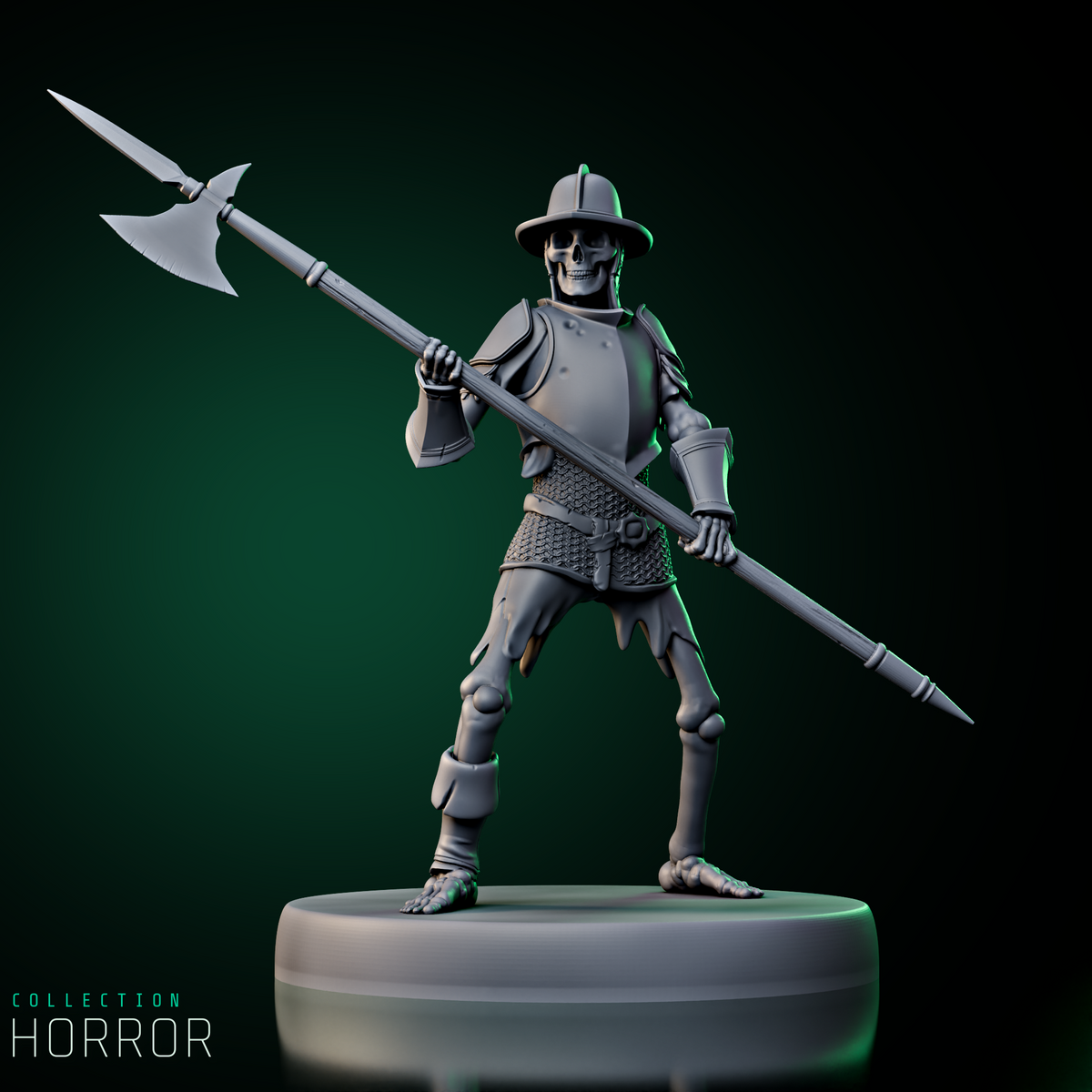 Skeleton Army Halberdier