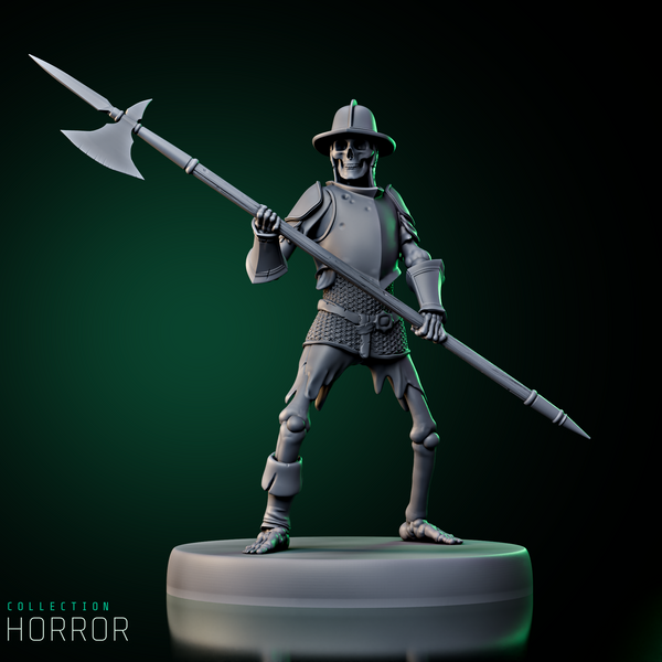 Skeleton Army Halberdier