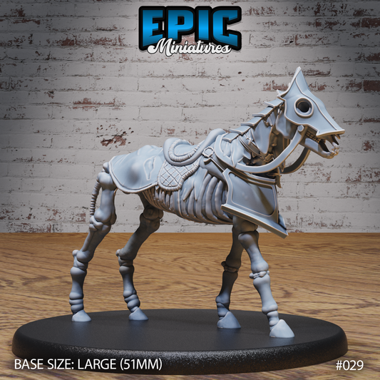 Skeleton Horse Mount 1