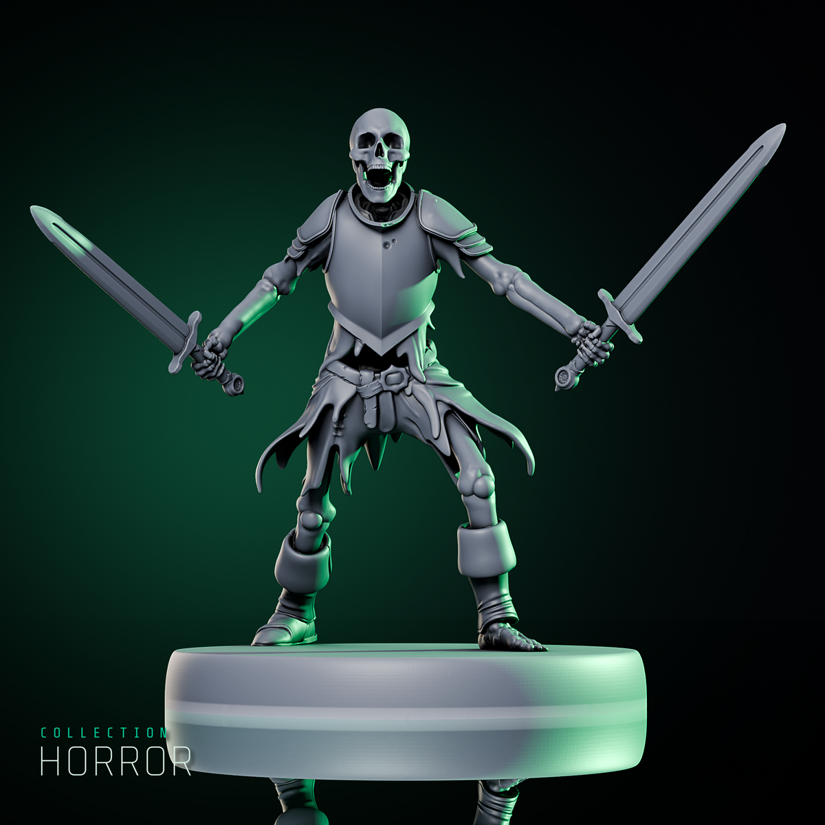 Skeleton Army Double Swordsman