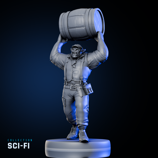 Orc Henchman w/ Barrel