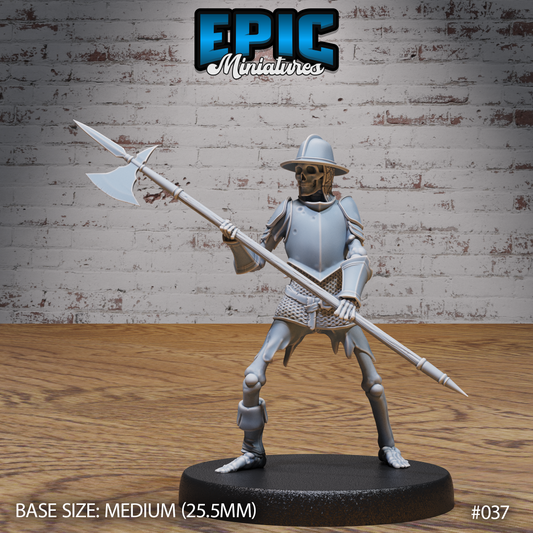 Skeleton Army Halberdier