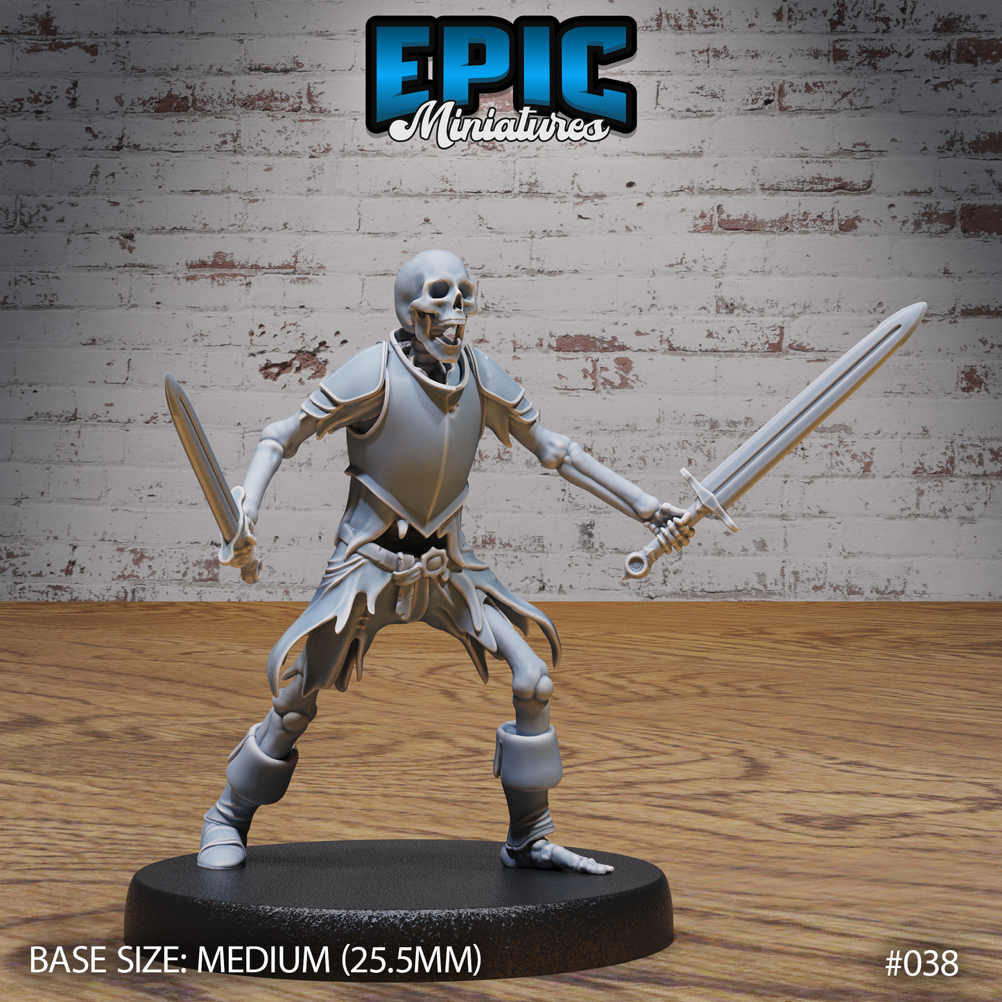 Skeleton Army Double Swordsman