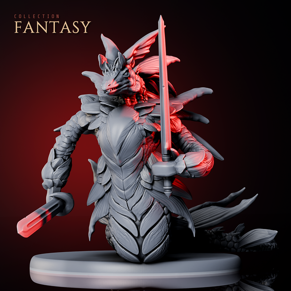Water Demon w/ Swords