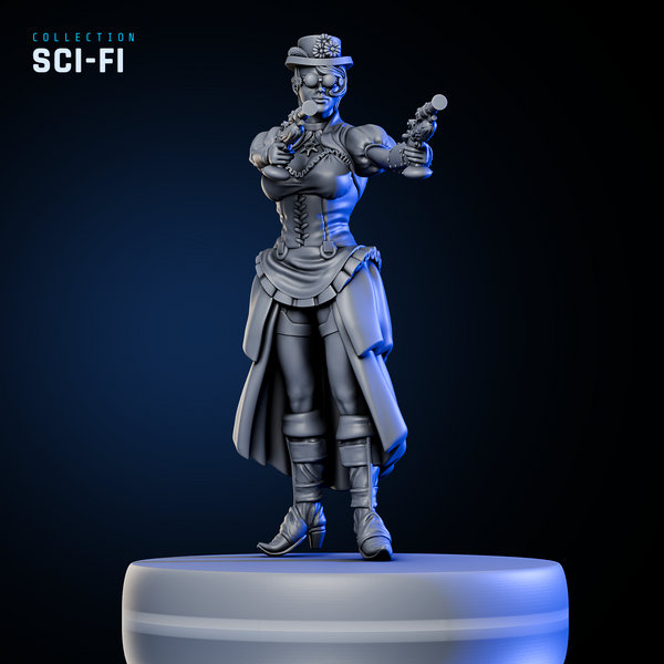 Esoteric Society Woman w/ Pistols