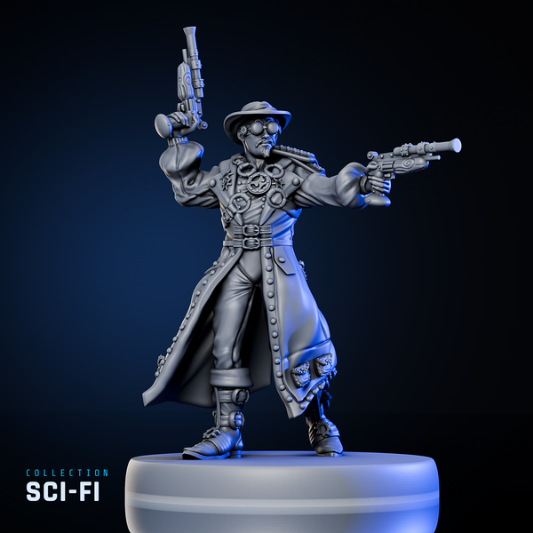 Esoteric Society Man w/ Pistols