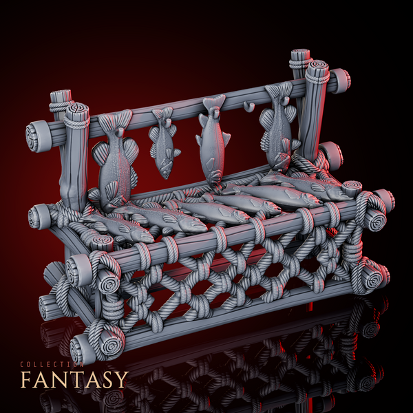 Fantasy Camp Fish Drying Rack