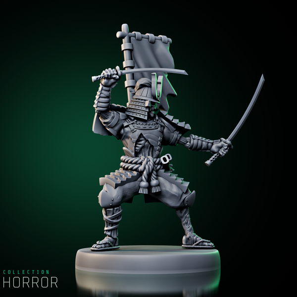 Undead Samurai w/ Two Swords
