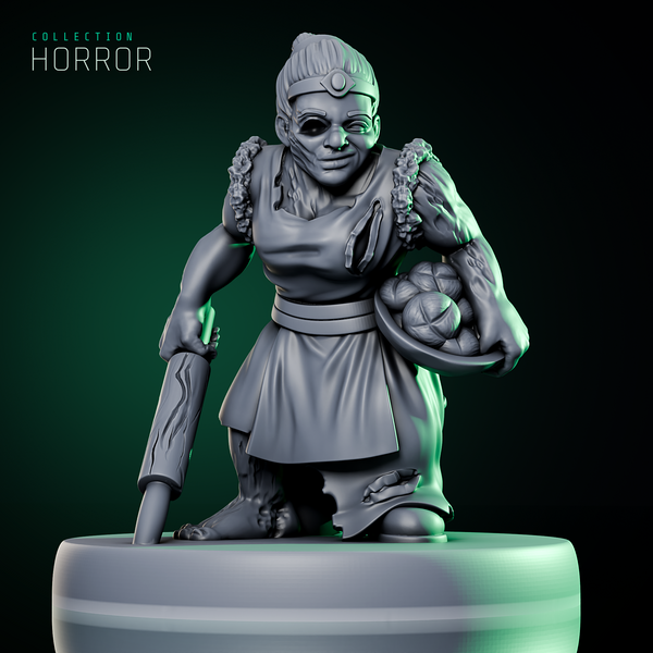 Zombie Villager Female Dwarf
