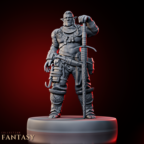 Half-Orc Swordsman