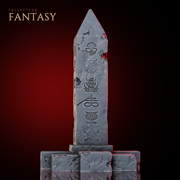 Hell Living Stone Obelisk