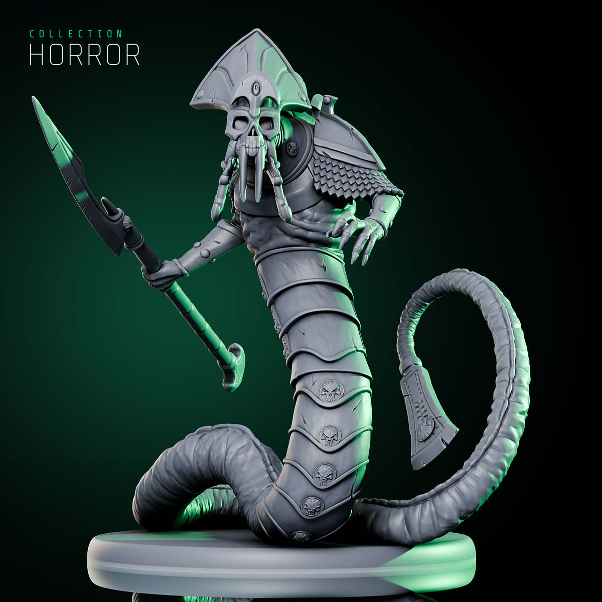 Undead Naga Halberdier 2