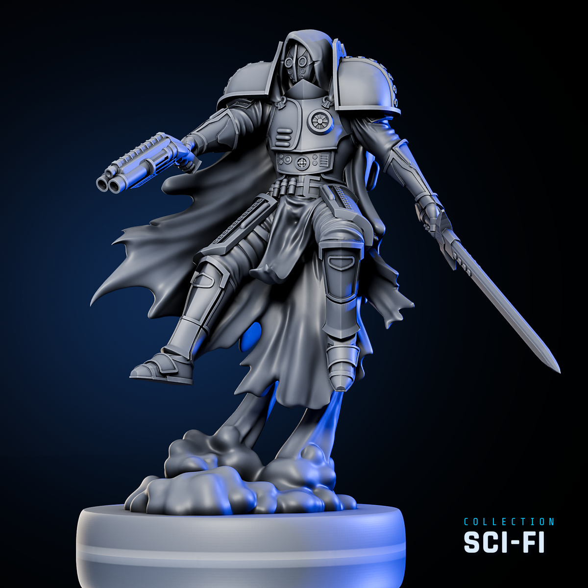 Jepack Headhunter w/ Sword and Gun
