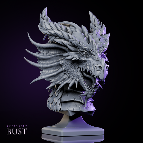 Red Dragon Bust