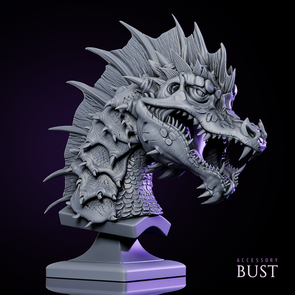 Green Dragon Bust