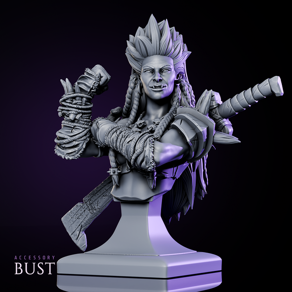 Orc Lady Bust