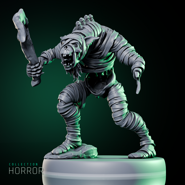 Gnoll Mummy w/ Club 2