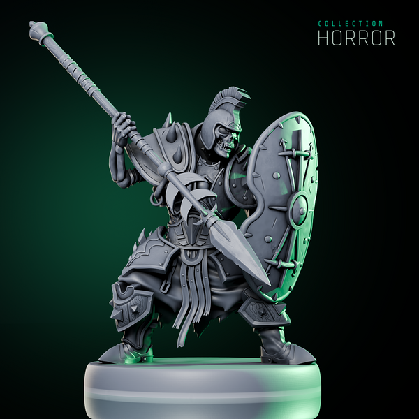 Skeleton Gladiator Spearman