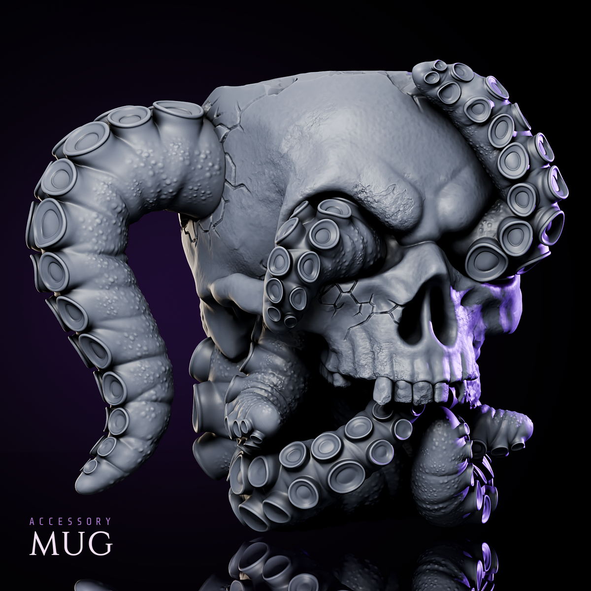 Skull Tentacle Mug