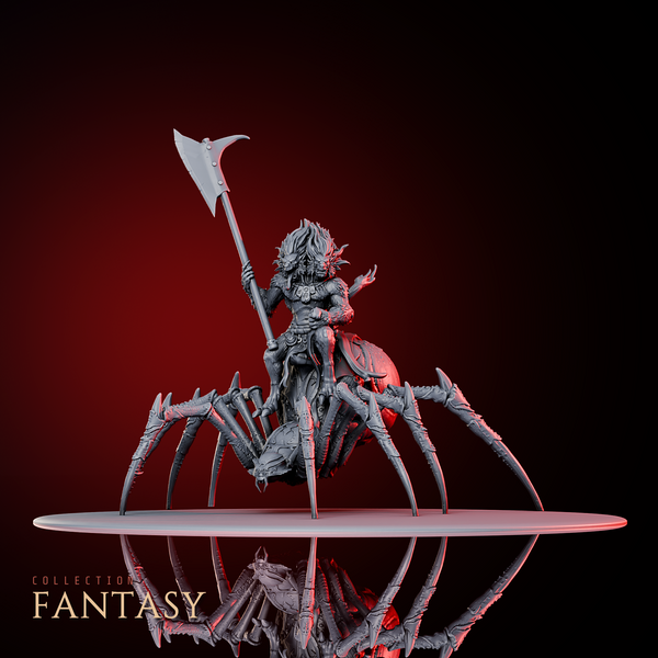 Abyssal Demon on Giant Spider