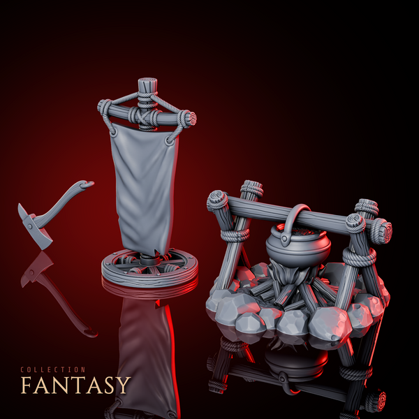 Fantasy Camp Banner & Cooking Pot Pack