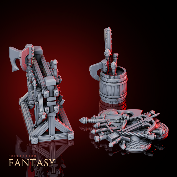 Fantasy Camp Weapon Rack