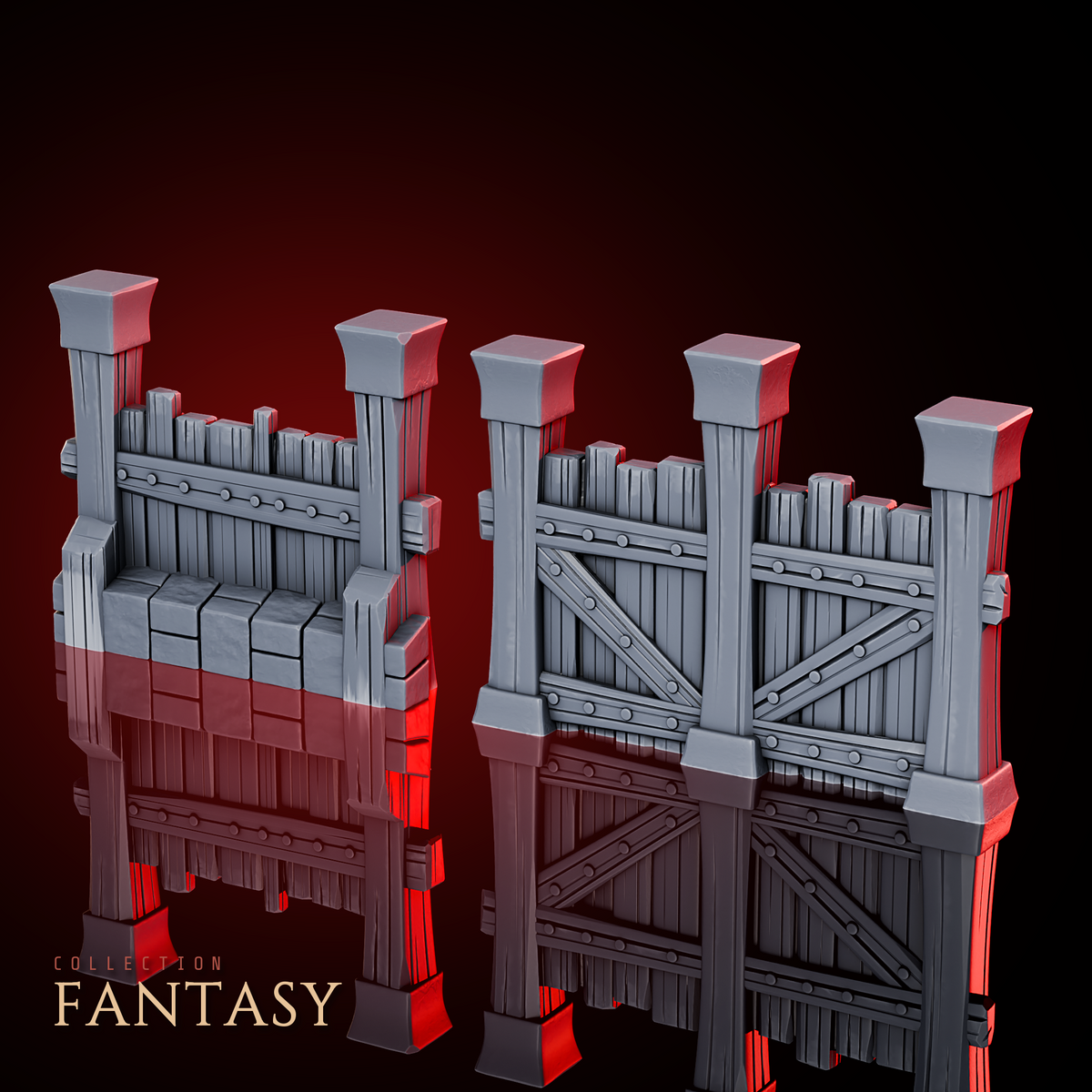 Prison Fence Walls 1