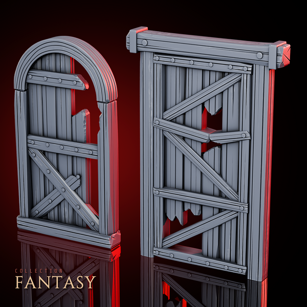 Oriental Broken Doors Pack