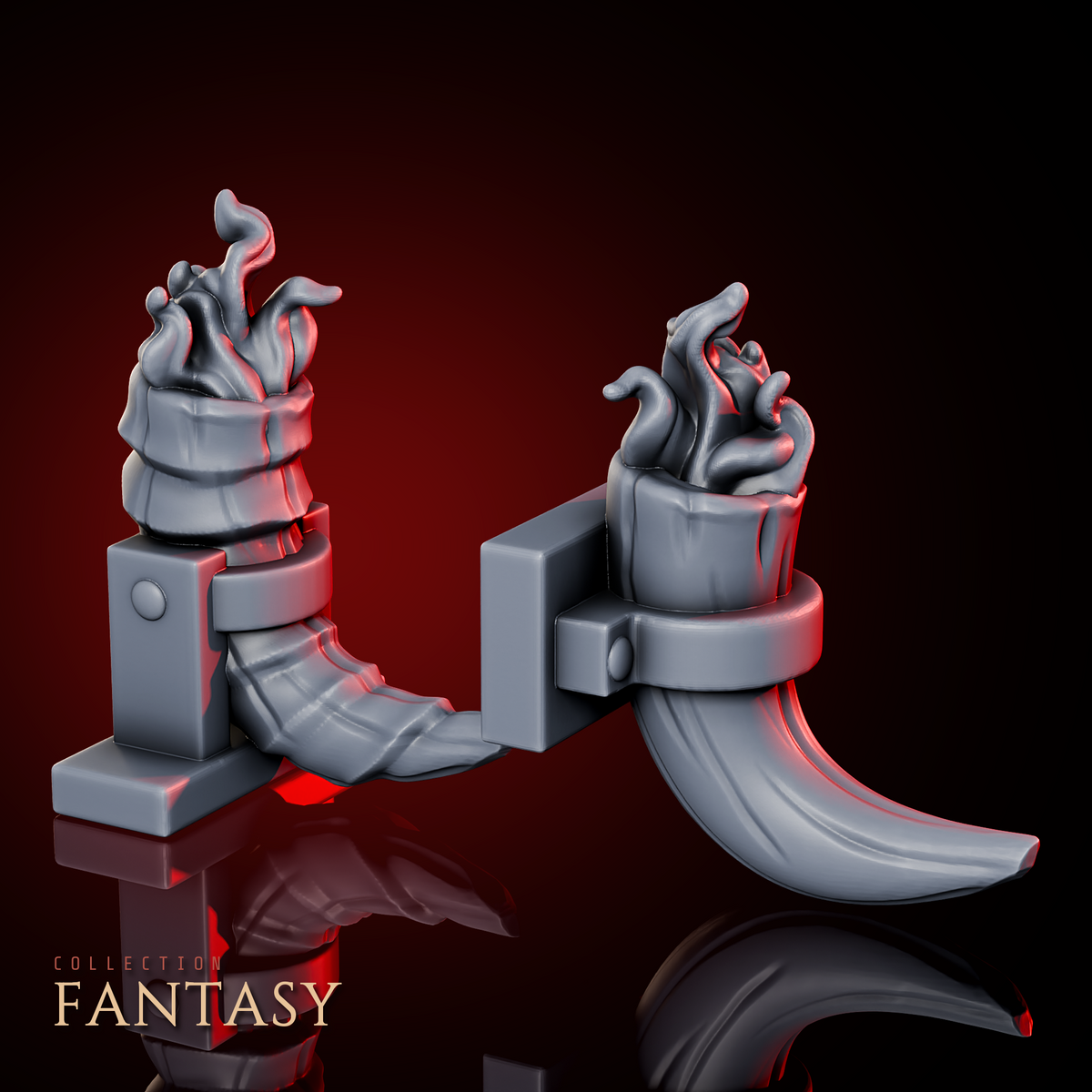Medieval Horn Torches Pack