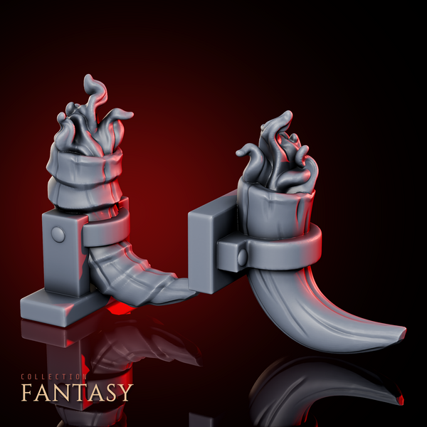 Medieval Horn Torches Pack
